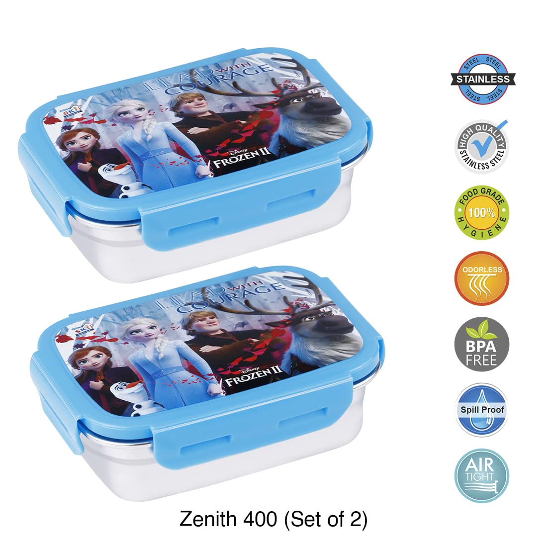Buy Ski Homeware Zenith Steel Lock 400 (Set Of 2) Stainless Steel